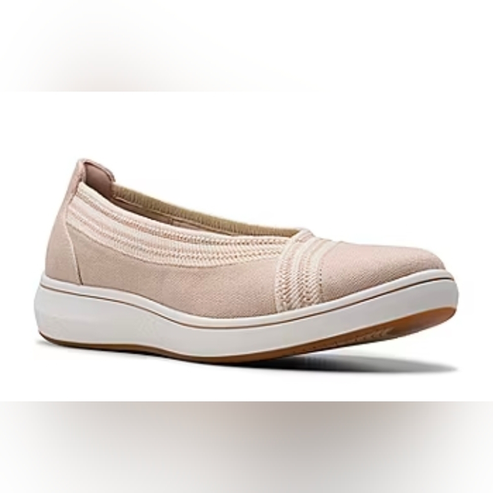 Clark Cloudsteppers Breezesky Air Slip On In Sand, Size 8.5